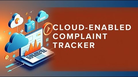Cloud-Enabled Complaint Tracker || Cloud Computing || Java Project