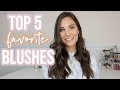 TOP 5 FAVORITE BLUSHES 2020 | Sarah Brithinee