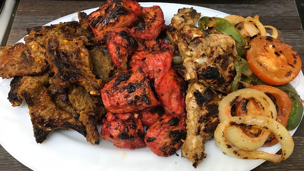 forsinke Ledsager Ofte talt Mix Grill / Gold Chef Grill Review / lamb Chops / Chicken Tikka / Spicy  Wings /grilled Vegetable - YouTube