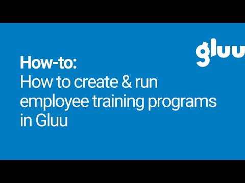 How to run online training with Gluu (and avoid an LMS)