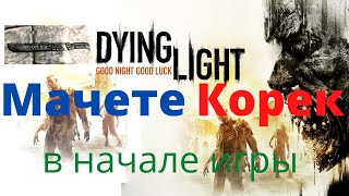 Dying Light где найти чертеж мачете Корек в начале игры