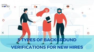 5 types of background verification for new hires