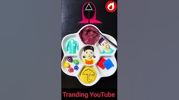 Guess the mixed colors of Squid Game 2 #squidgame2 #squidgame #colormixing #asmr Trending Youtube