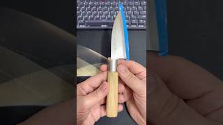 Часть 3. Реставрация старинной японской двухслойной ДЭБЫ ножа для разделывания рыбы.