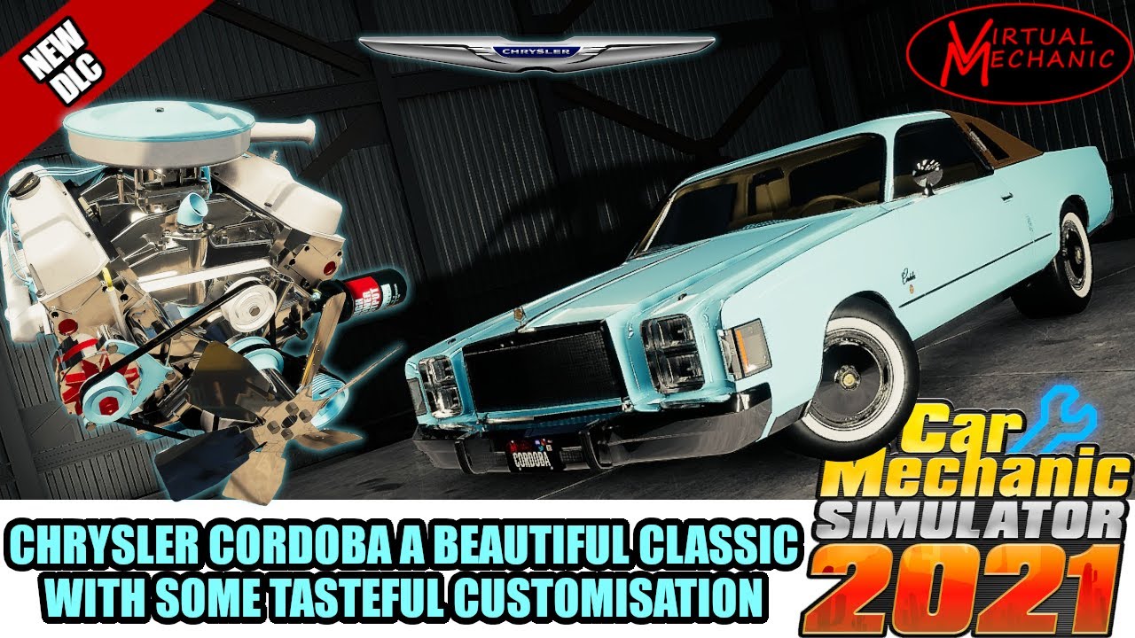 Customising this stunning Classic Chrysler Cordoba Car Mechanic