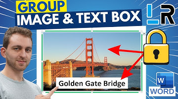MS Word: Group image and text box ✅ 2 MINUTES