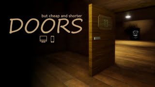 Проходим Наш Любимый Doors!!! Играем в  Doors but kinda cheap and short!!! Roblox #1