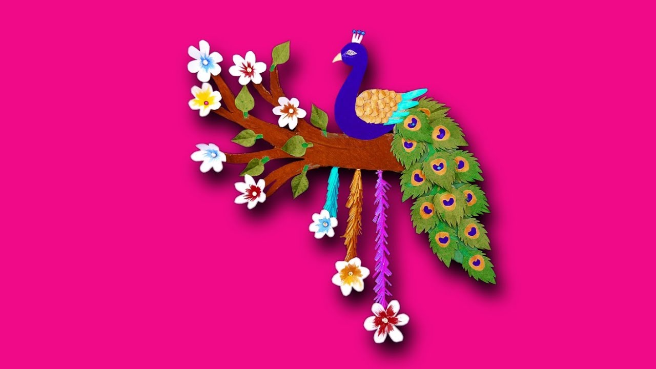 Peacock Wall HangingHow To Make Beautiful Wall Decoration Peacock