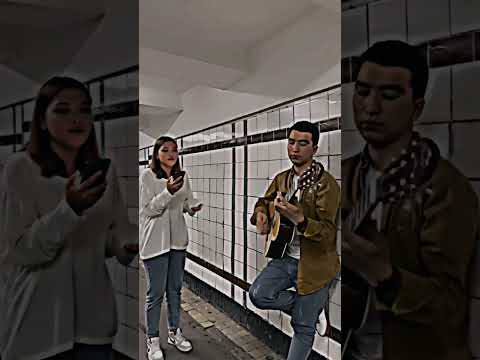 Любовь и боль моя - поет первая девушка с перехода #музыка #cover #гитара #кавер #песня