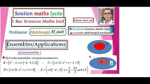 Ensembles1sm/Ensemble en extension-compréhension /Définitions-Exemples/Exercices d