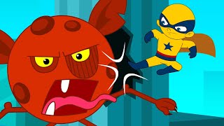 Finger Family Powerboy Superhero Twist Nursery Rhymes For Kids I Kindergarten Preschool Baby Videos