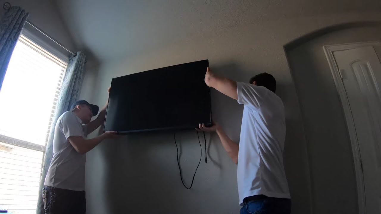Wall Mounting Tv Power Outlet Installation Frisco Texas