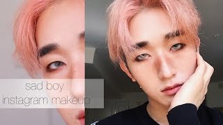 Sad buh still cute boy Instagram Makeup | Ivan Lam