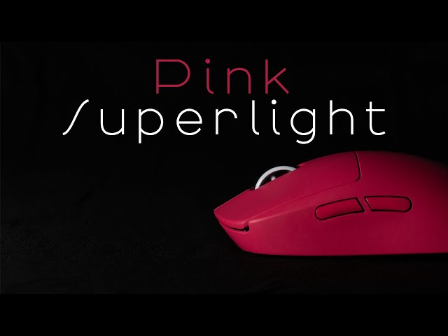 Logitech's New (pink) G Pro X Superlight - Amazing Colors! 
