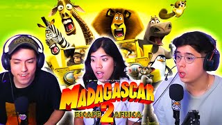 MADAGASCAR 2 (2008)  VIENDO POR PRIMERA VEZ! PELICULA REACCIÓN!