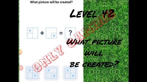 Easy Game level 42  What picture will be created?