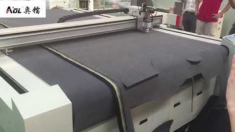 Oscillating Knife Cutting Machine to Cut Glass Fiber Conveyor Belt