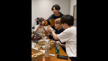 Jungkook thought he would eat but jimin took the food from suga