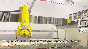 OMC 5-AXIS CNC stone cutting machine