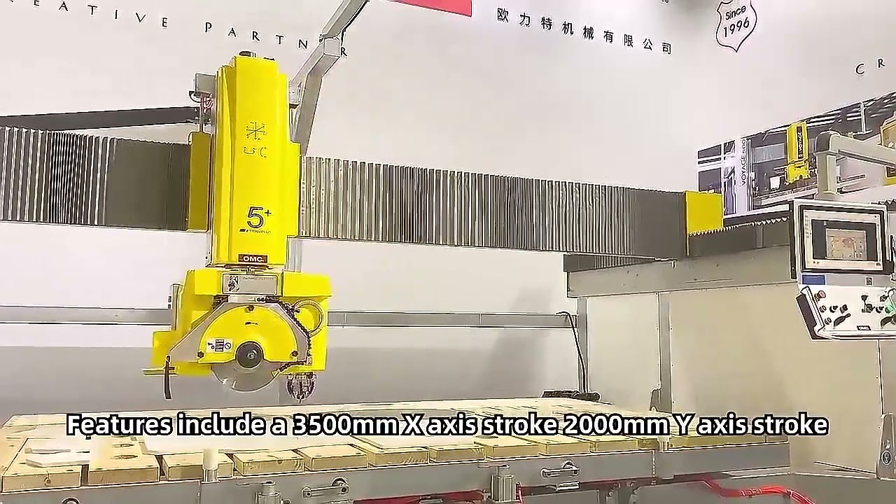 OMC 5-AXIS CNC stone cutting machine