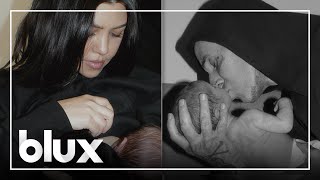 Kourtney Kardashian and Travis Barker Share Heartwarming Photos of Baby Rocky | #blux