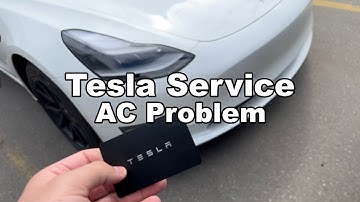 Tesla Model 3 AC Problem Service Visit