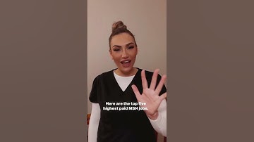 Highest Paying Jobs for MSN Nurses #shorts #nurses #nursing #nursejobs