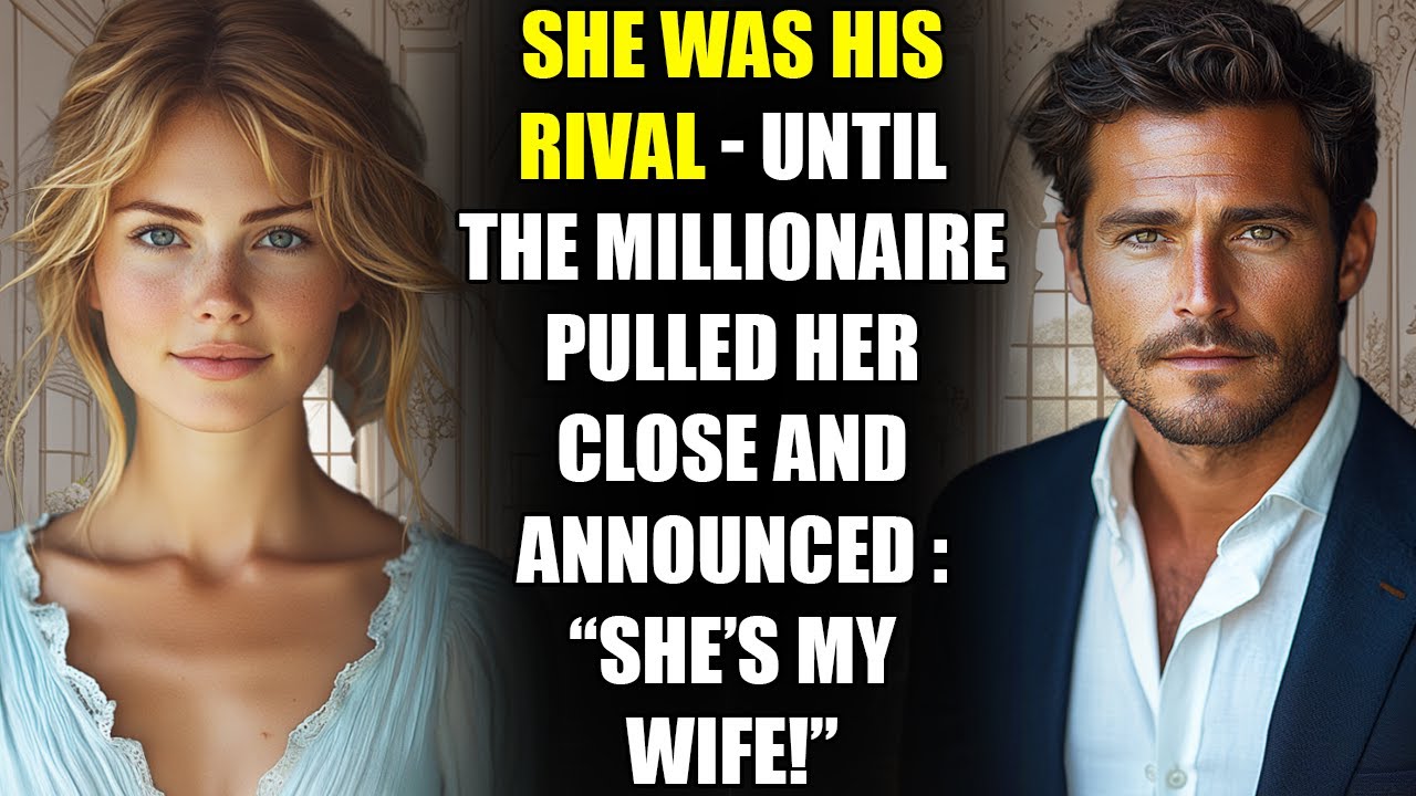 She Was His Rival - Until the MILLIONAIRE Pulled Her Close and Announced : “She’s My Wife!”