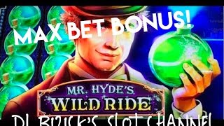 ~* MAX BET FREE SPIN BONUS * ~ Mr. Hyde's Wild Ride Slot Machine ~ NICE WIN!