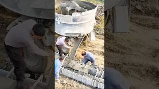 Load a concrete material and make concrete #cement # #concretelifting #concretelifting #mixture