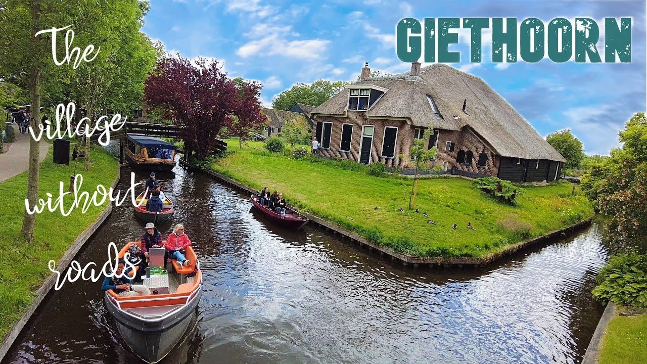 ⁣Day trip to Giethoorn Netherlands | Giethoorn Travel Guide | 2022 | 4K | Village Without Roads