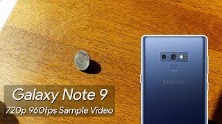 Samsung Galaxy Note 9 Super Slow mo Sample Video 2