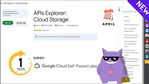 APIs Explorer Cloud Storage | #2025 | #GSP421 |#qwiklabs |Solution
