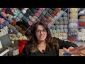 Michael's unboxing, Lion Brand yarns!