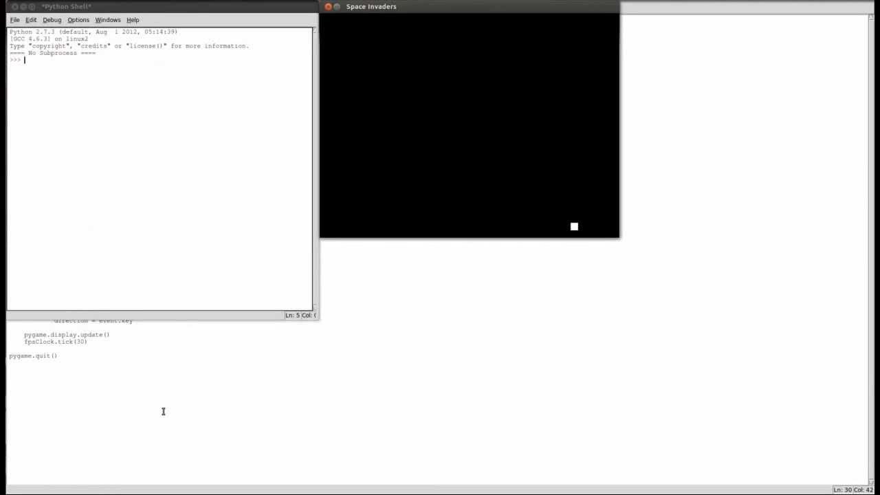 Space Invaders | Python Pt. 1 - YouTube