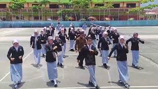 Senam kopassus SMK 1 MUHIBA