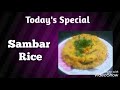 Sambar sadham special typical southindian dish