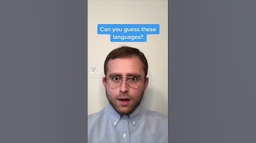 Can you guess these languages?