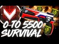 Full 0 To 5500 In Survival | 1 Play Session To MAX LEGEND RANK (SOLO)..