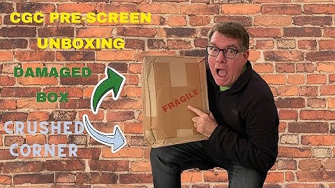 CGC Pre-Screen Unboxing ~ HUGE Crushed Corner !!!