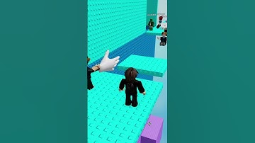 Made the Hacker RAGE QUIT 😂😂 #roblox #robloxshorts