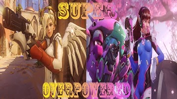 Overwatch 1v1 Goddesses Mercy and D