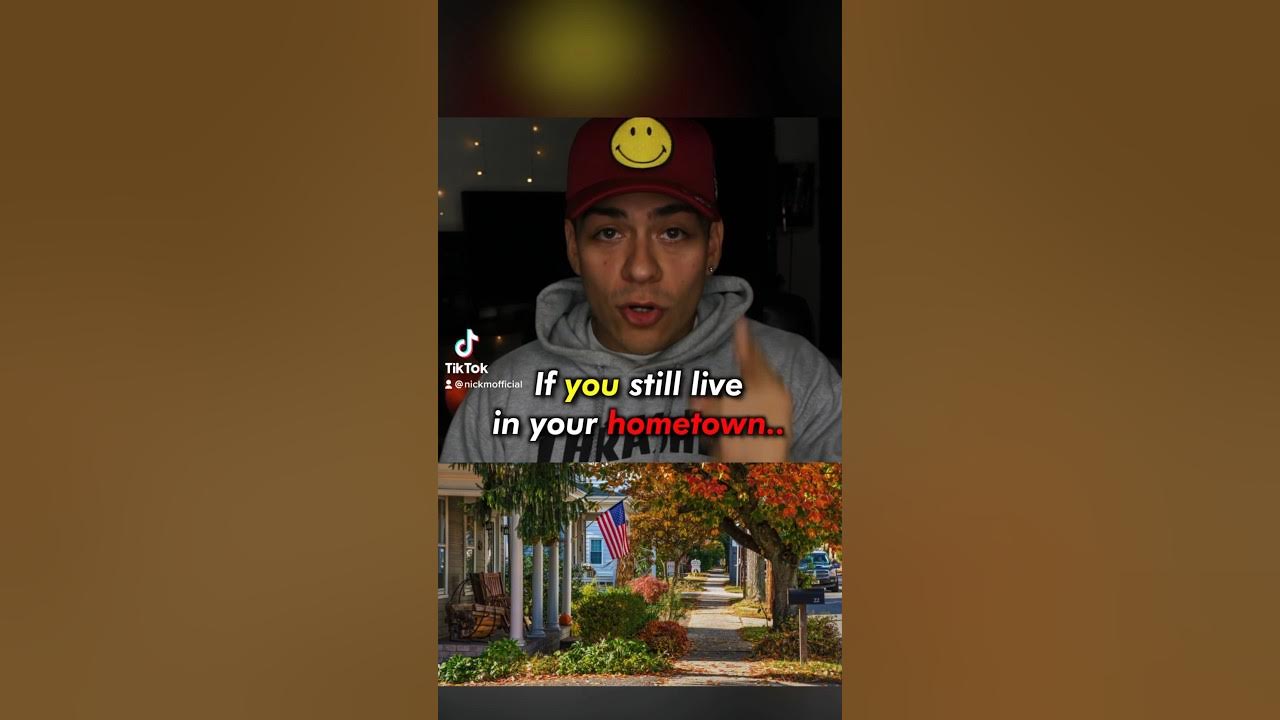 Get OUT of your hometown.. β ππ¨ #hometown #comfortzone #changeyourlife #motivate #mentality Get OUT of your hometown.. β ππ¨ #hometown #comfortzone #changeyourlife #motivate #mentality