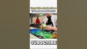 Official Skewb Cube Solve in 1.45 Sec (Wold Record) #shorts #rubikscube