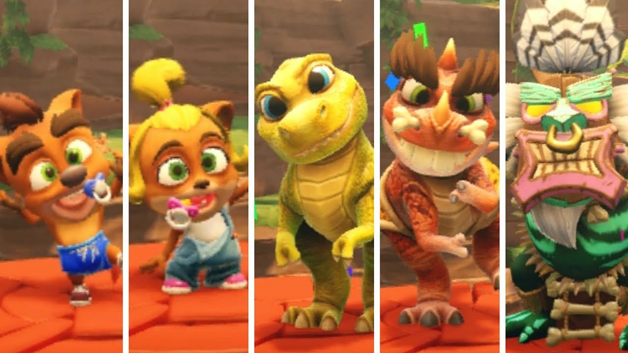 Crash Team Racing Nitro-Fueled – All New Characters & Skins + Victory Animations & Gameplay