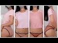 Dry vs Wet Pink T-shirt Transparent Haul