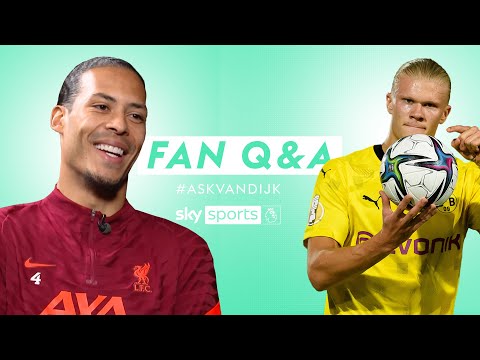 Is Erling Haaland the toughest player van Dijk has faced?! 👀 | Fan Q&A | #AskvanDijk