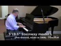 Preowned  steinway  sons model l  pianoworks