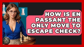How Is En Passant The Only Move To Escape Check? - The Chess Codex