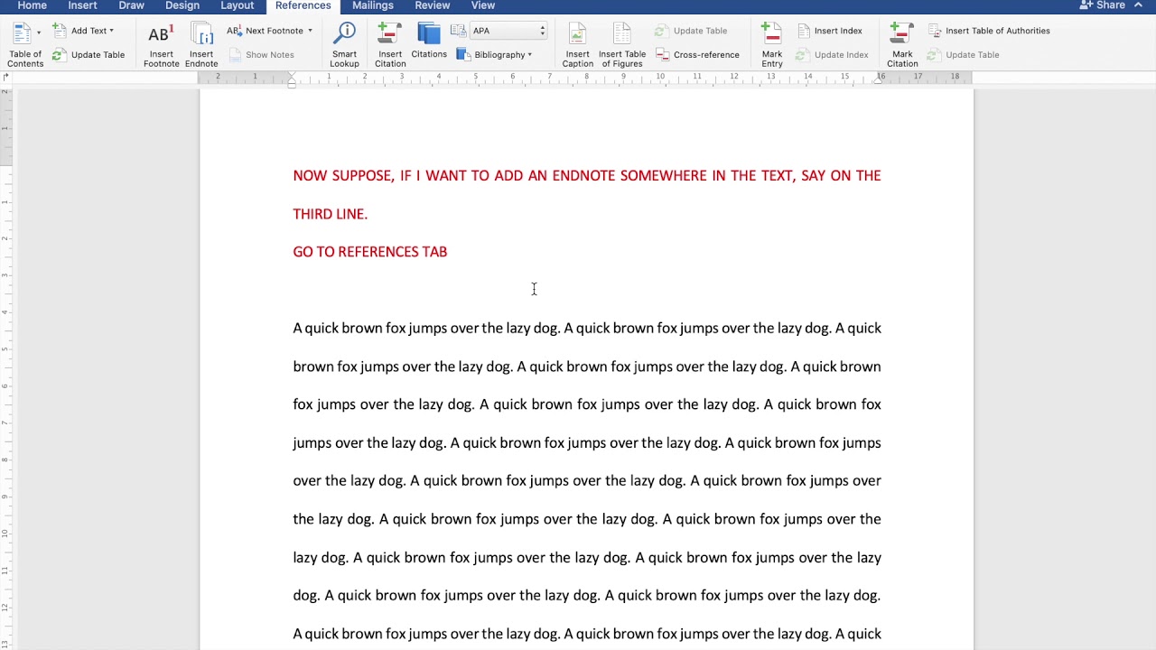 how to format footnote in word for mac 2016